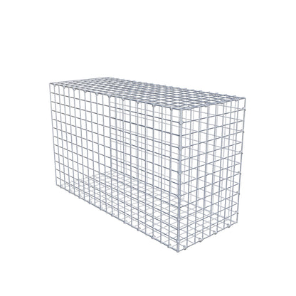 Anbaugabione Typ 2 100 cm x 60 cm x 40 cm (L x H x T), Maschenweite 5 cm x 5 cm, C-Ring
