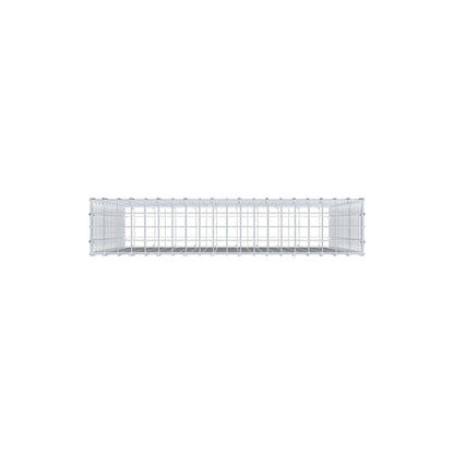 Gabione 100 cm x 100 cm x 20 cm (L x H x T), Maschenweite 5 cm x 5 cm, C-Ring