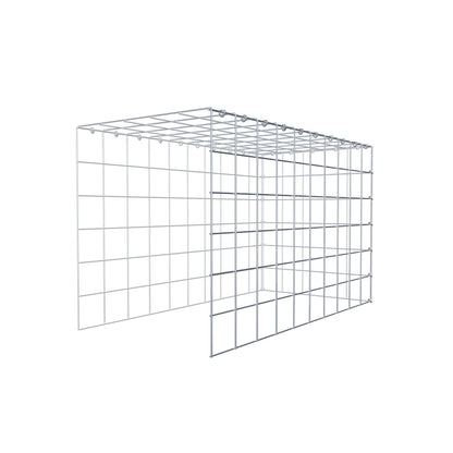 Gavión adicional tipo 4 100 cm x 60 cm x 50 cm (L x A x P), malla 10 cm x 10 cm, anillo en C