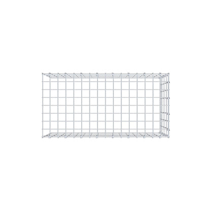 Fourche rapportée type 4 80 cm x 40 cm x 40 cm (L x H x P), mailles 5 cm x 10 cm, anneau C
