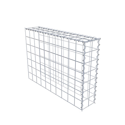 Extra gabion typ 4 100 cm x 70 cm x 20 cm (L x H x D), maskstorlek 10 cm x 10 cm, spiral