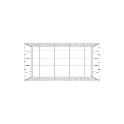 Anbaugabione Typ 3 100 cm x 80 cm x 50 cm (L x H x T), Maschenweite 10 cm x 10 cm, C-Ring