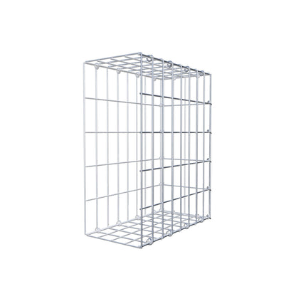 Anbaugabione Typ 2 50 cm x 40 cm x 20 cm, Maschenweite 5 cm x 10 cm, C-Ring