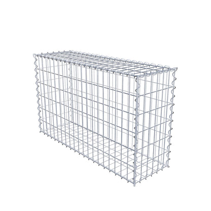 Gabione 100 cm x 60 cm x 30 cm (L x H x T), Maschenweite 5 cm x 10 cm, Spirale