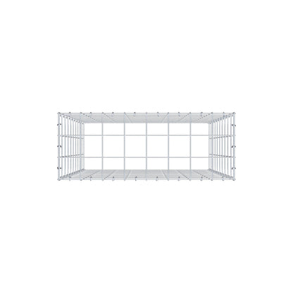 Gabbione aggiuntivo di tipo 3 100 cm x 80 cm x 30 cm (L x H x P), maglia 10 cm x 10 cm, anello a C