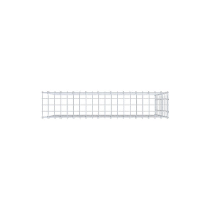 Type 4 oplegkorf 100 cm x 80 cm x 20 cm (L x H x D), maaswijdte 5 cm x 10 cm, C-ring