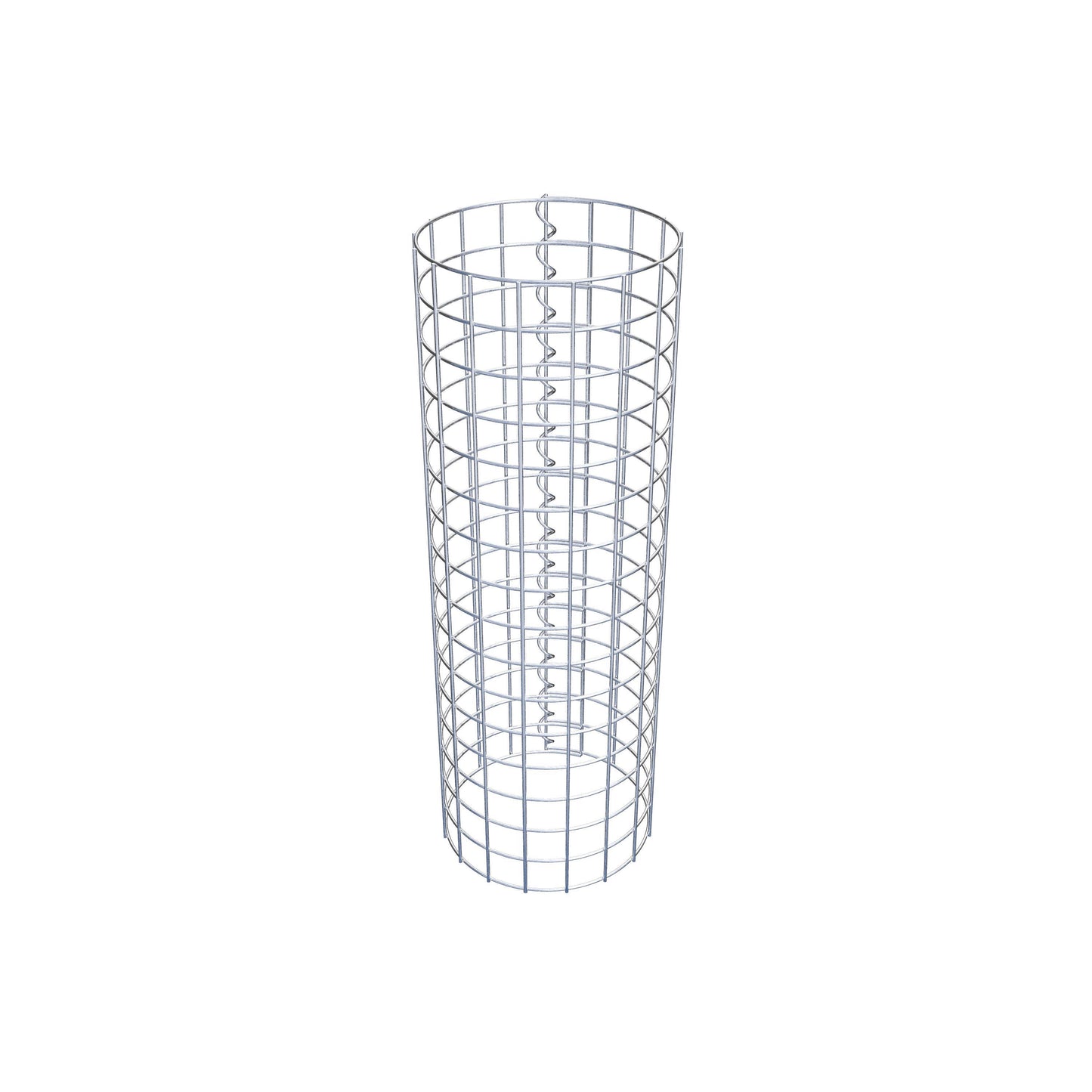 Colonne de gabion ronde 27 cm de diamètre, 80 cm de hauteur, maille 5 cm x 5 cm
