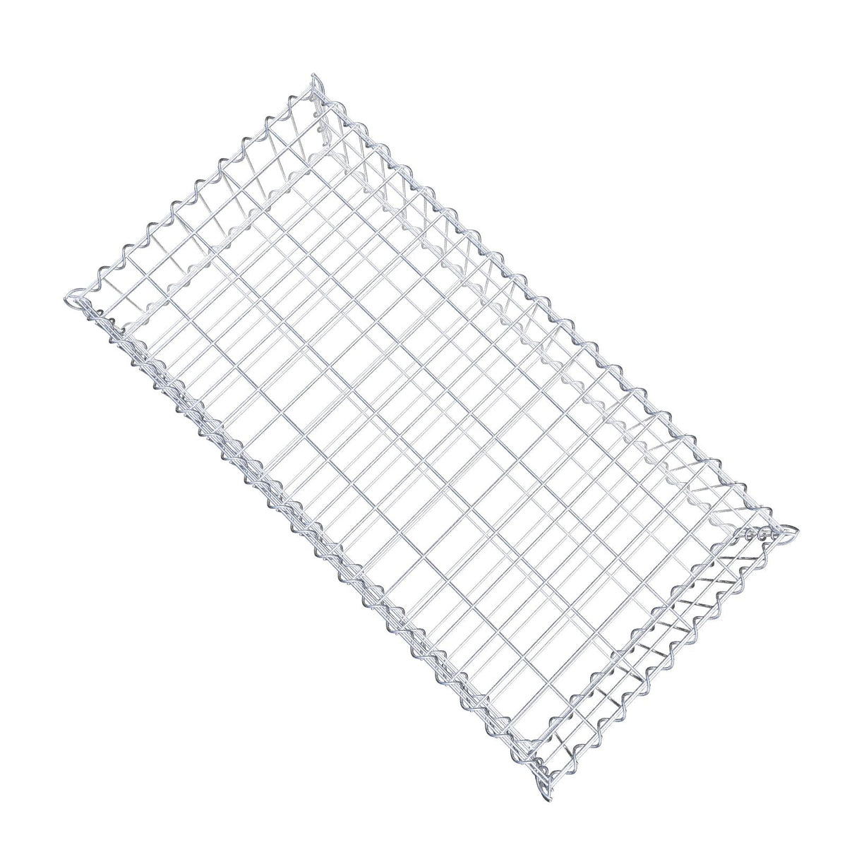Gabion 100 cm x 20 cm x 50 cm (L x H x P), mailles 5 cm x 10 cm, spirale