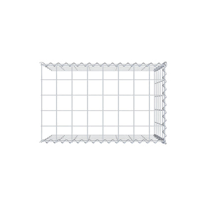 Gavión complementario tipo 4 80 cm x 50 cm x 50 cm (L x A x P), malla 10 cm x 10 cm, espiral
