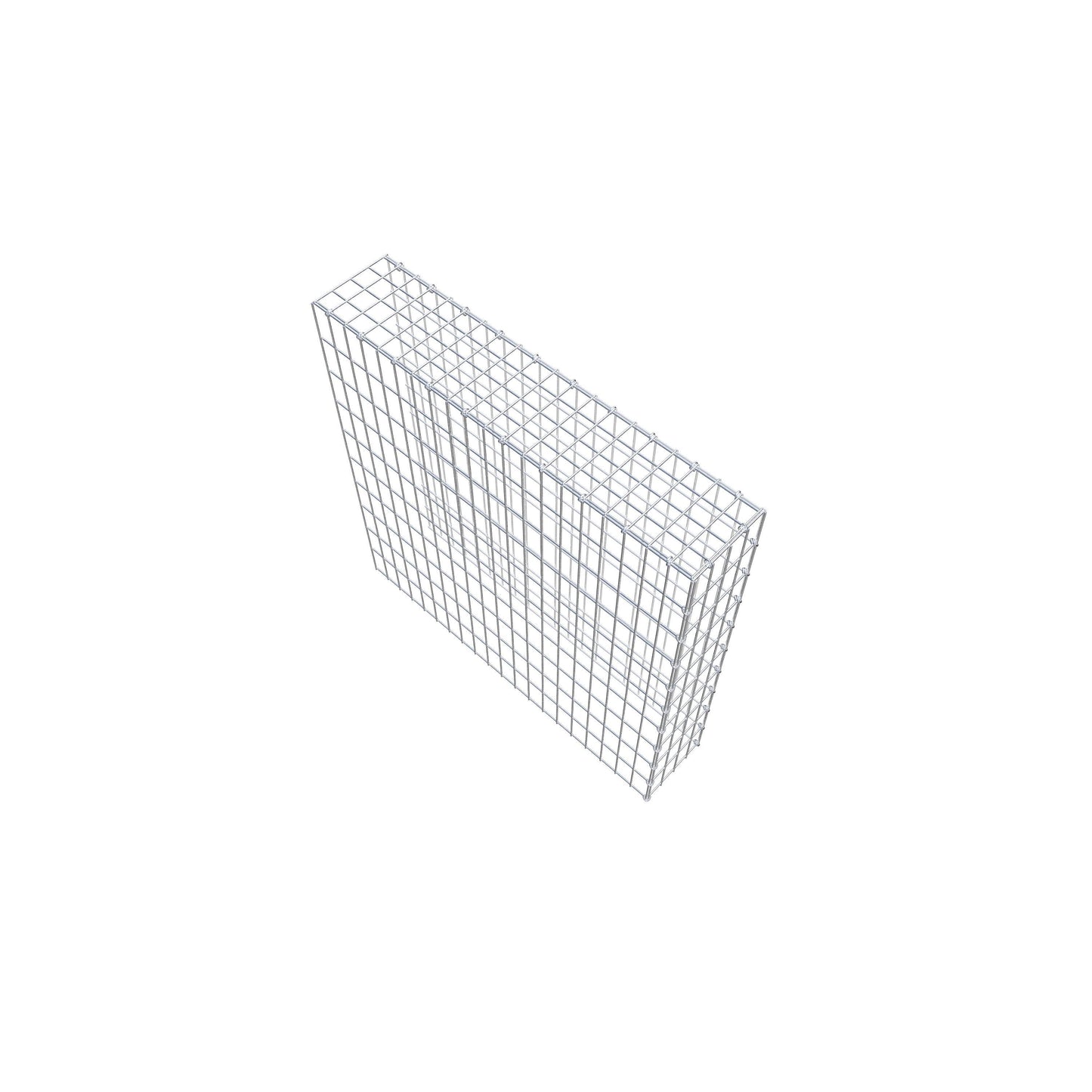 Gavión adicional tipo 4 100 cm x 100 cm x 20 cm (L x A x P), malla 5 cm x 10 cm, anillo en C