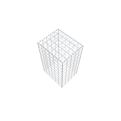 Anbaugabione Typ 3 100 cm x 60 cm x 50 cm (L x H x T), Maschenweite 10 cm x 10 cm, C-Ring