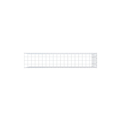 Fourche rapportée type 4 200 cm x 100 cm x 40 cm (L x H x P), maille 10 cm x 10 cm, anneau en C