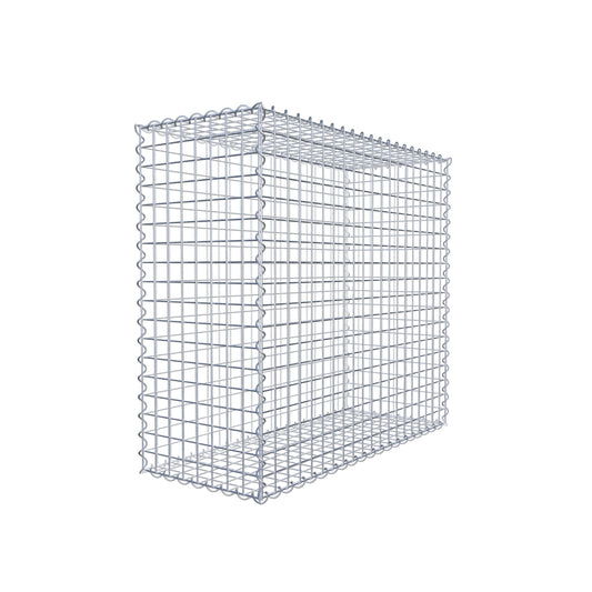 Gabbione 100 cm x 90 cm x 40 cm (L x H x P), maglia 5 cm x 5 cm, spirale