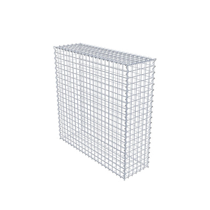 Gabion 100 cm x 100 cm x 30 cm (L x H x P), mailles 5 cm x 5 cm, spirale