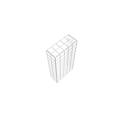 Pila adicional tipo 4 100 cm x 20 cm x 50 cm (L x A x P), malla 10 cm x 10 cm, anillo en C
