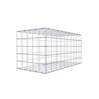 Gabion 100 cm x 50 cm x 50 cm (L x H x D), maskestørrelse 10 cm x 10 cm, C-ring