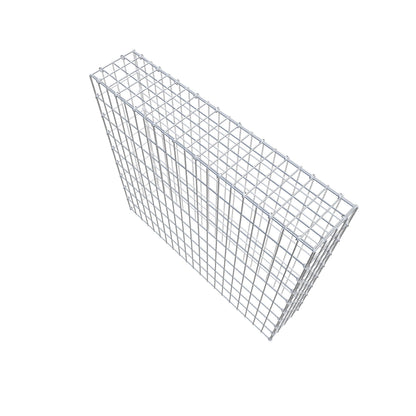Gabbione aggiuntivo di tipo 3 100 cm x 90 cm x 20 cm (L x H x P), maglia 5 cm x 10 cm, anello a C