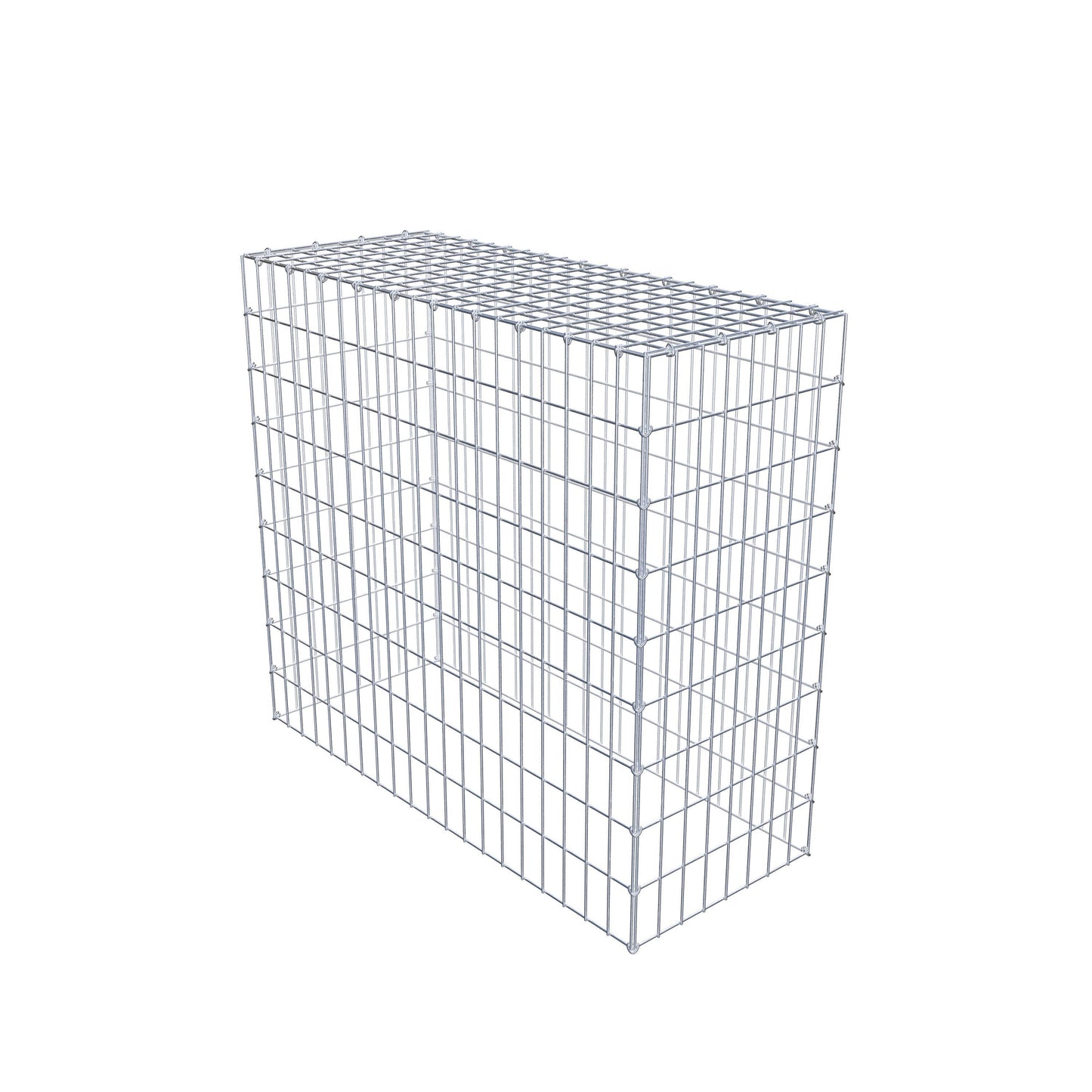Anbaugabione Typ 3 100 cm x 90 cm x 40 cm (L x H x T), Maschenweite 5 cm x 10 cm, C-Ring