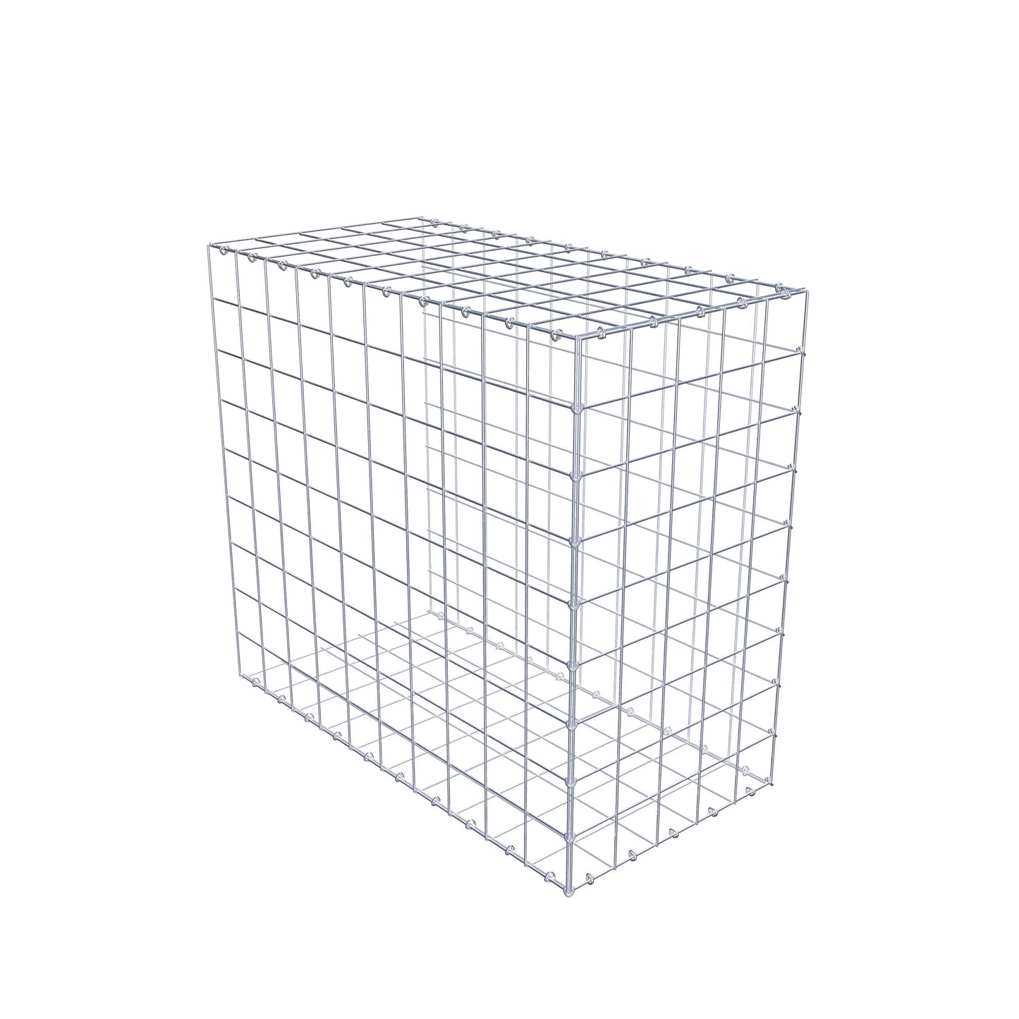 Anbaugabione Typ 2 100 cm x 90 cm x 50 cm (L x H x T), Maschenweite 10 cm x 10 cm, C-Ring