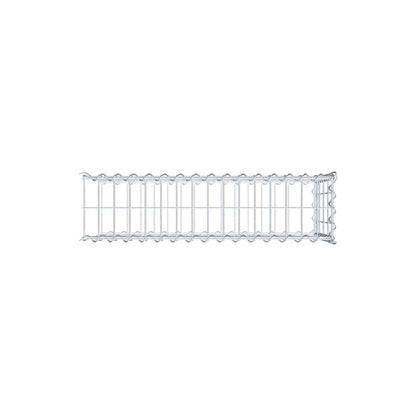 Mounted gabion type 2 80 cm x 40 cm x 20 cm (L x H x D), mesh size 5 cm x 10 cm, spiral