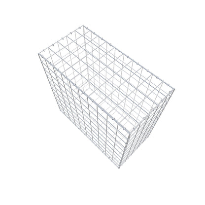 Gavión 100 cm x 100 cm x 50 cm (L x A x P), malla 10 cm x 10 cm, anillo en C