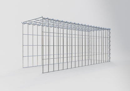 Anbaugabione Typ 4 100 cm x 40 cm x 30 cm (L x H x T), Maschenweite 5 cm x 10 cm, Spirale