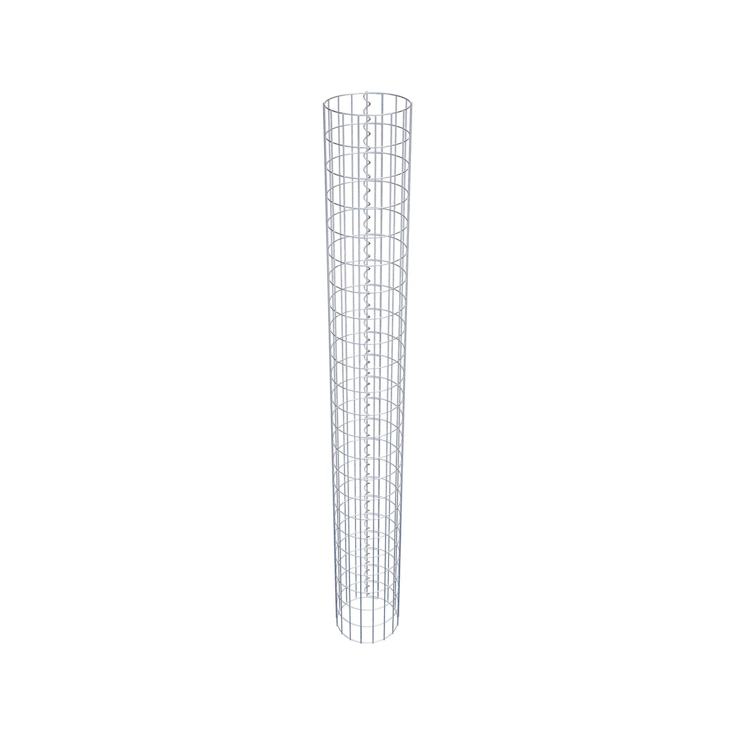 Gabionensäule rund 27 cm Durchmesser, 230 cm Höhe, Maschenweite 5 cm x 10 cm