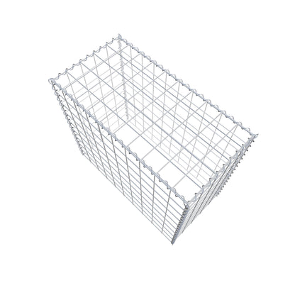 Anbaugabione Typ 3 100 cm x 90 cm x 50 cm (L x H x T), Maschenweite 10 cm x 10 cm, Spirale