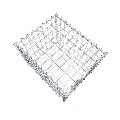 Gabion 50 cm x 40 cm x 40 cm (L x H x D), maskestørrelse 5 cm x 10 cm, spiral