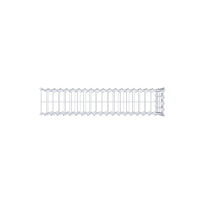 Anbaugabione Typ 2 100 cm x 40 cm x 20 cm (L x H x T), Maschenweite 5 cm x 10 cm, Spirale