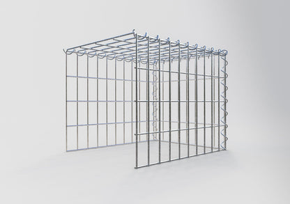 Gabion rapporté type 4 50 cm x 40 cm x 40 cm (L x H x P), mailles 5 cm x 10 cm, spirale