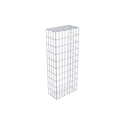 Anbaugabione Typ 2 100 cm x 20 cm x 40 cm, Maschenweite 5 cm x 10 cm, C-Ring