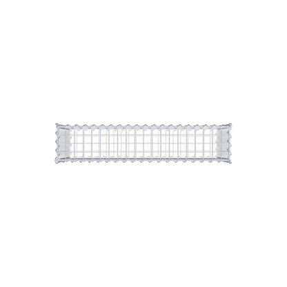 Lot de 2 gabions 100 cm x 50 cm x 20 cm (L x H x P), mailles 5 x 5 cm, spirale