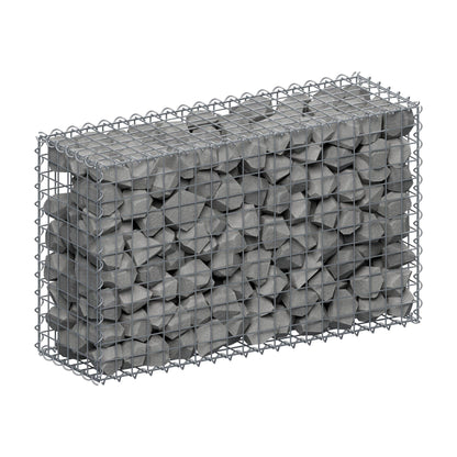 Gabione 100 cm x 60 cm x 30 cm (L x H x T), Maschenweite 5 cm x 5 cm, Spirale