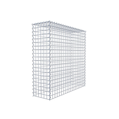 Anbaugabione Typ 3 100 cm x 100 cm x 30 cm (L x H x T), Maschenweite 5 cm x 5 cm, Spirale