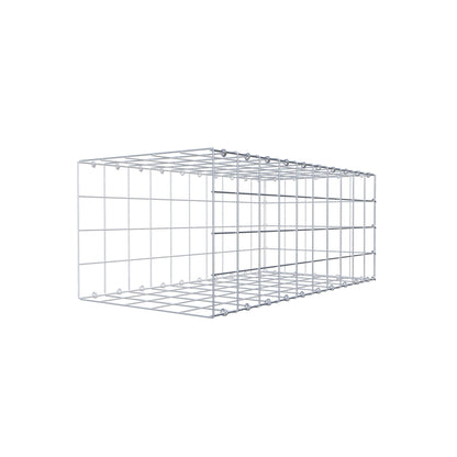 Type 2 oplegkorf 100 cm x 40 cm x 50 cm (L x H x D), maaswijdte 10 cm x 10 cm, C-ring