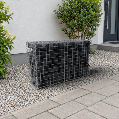 Gabione 100 cm x 60 cm x 30 cm (L x H x T), Maschenweite 5 cm x 5 cm, Spirale