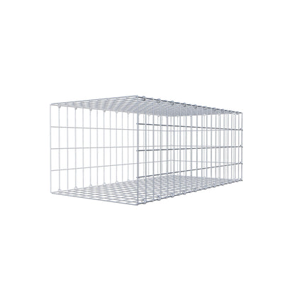 Anbaugabione Typ 2 100 cm x 40 cm x 50 cm, Maschenweite 5 cm x 10 cm, C-Ring