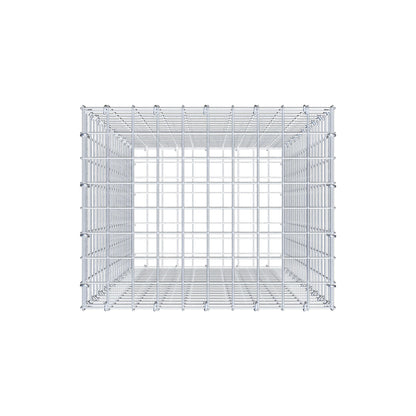 Gabion 100 cm x 50 cm x 40 cm (L x H x D), mesh size 5 cm x 5 cm, C-ring