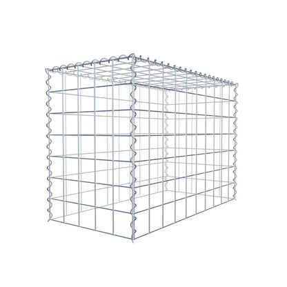 Anbaugabione Typ 3 100 cm x 70 cm x 50 cm (L x H x T), Maschenweite 10 cm x 10 cm, Spirale