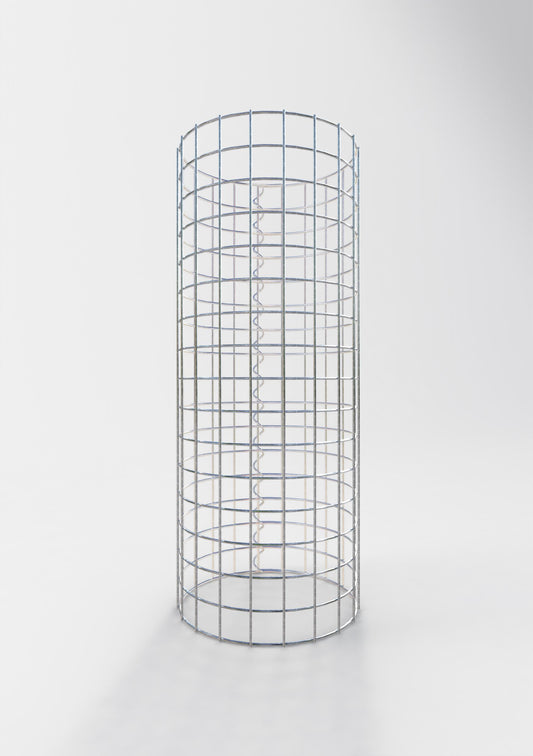 Gabionensäule rund 32 cm Durchmesser, 80 cm Höhe, Maschenweite 5 cm x 5 cm