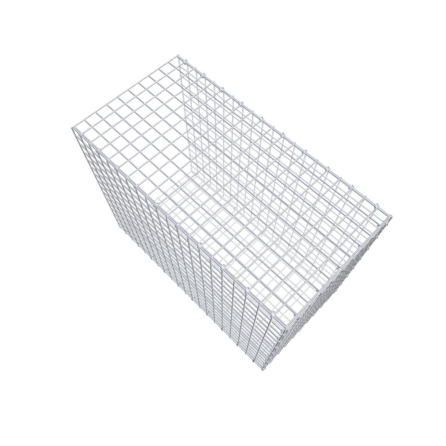 Anbaugabione Typ 2 100 cm x 80 cm x 50 cm (L x H x T), Maschenweite 5 cm x 5 cm, C-Ring