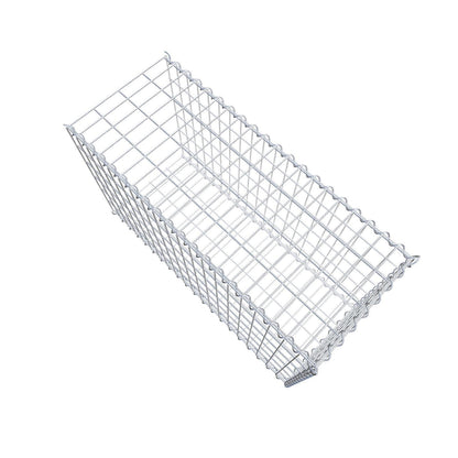 Gavión complementario tipo 2 100 cm x 60 cm x 40 cm (L x A x P), malla 5 cm x 10 cm, espiral