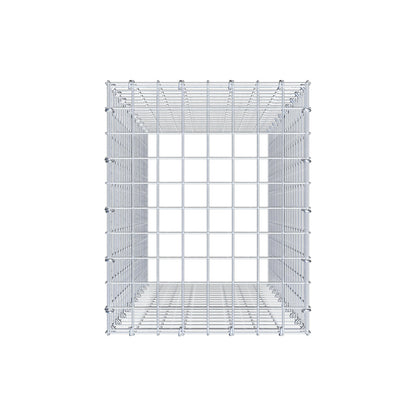 Gabbione aggiuntivo di tipo 3 100 cm x 40 cm x 50 cm (L x H x P), maglia 5 cm x 5 cm, anello a C