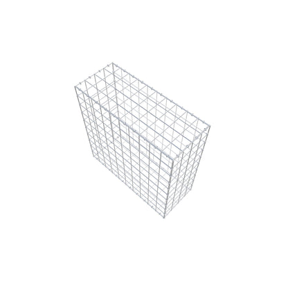 Gavión 100 cm x 100 cm x 40 cm (L x A x P), malla 10 cm x 10 cm, anillo en C