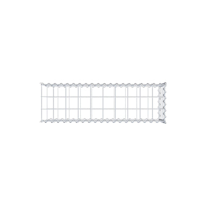 Extra gabion typ 2 100 cm x 30 cm x 30 cm (L x H x D), maskstorlek 10 cm x 10 cm, spiral