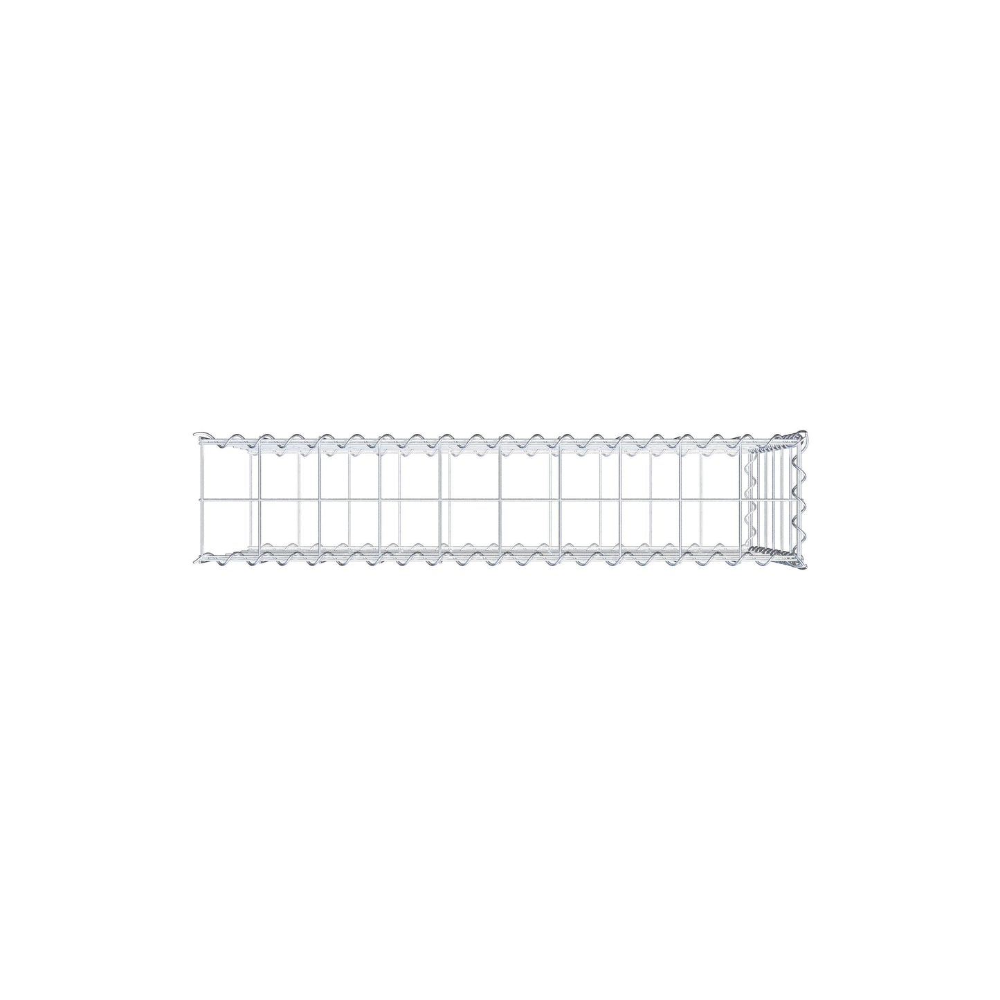 Anbaugabione Typ 2 100 cm x 60 cm x 20 cm (L x H x T), Maschenweite 10 cm x 10 cm, Spirale