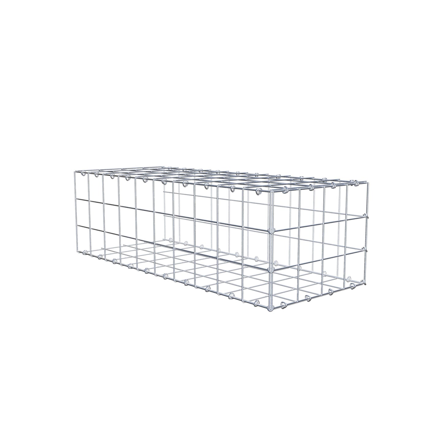 Anbaugabione Typ 2 100 cm x 30 cm x 40 cm (L x H x T), Maschenweite 10 cm x 10 cm, C-Ring