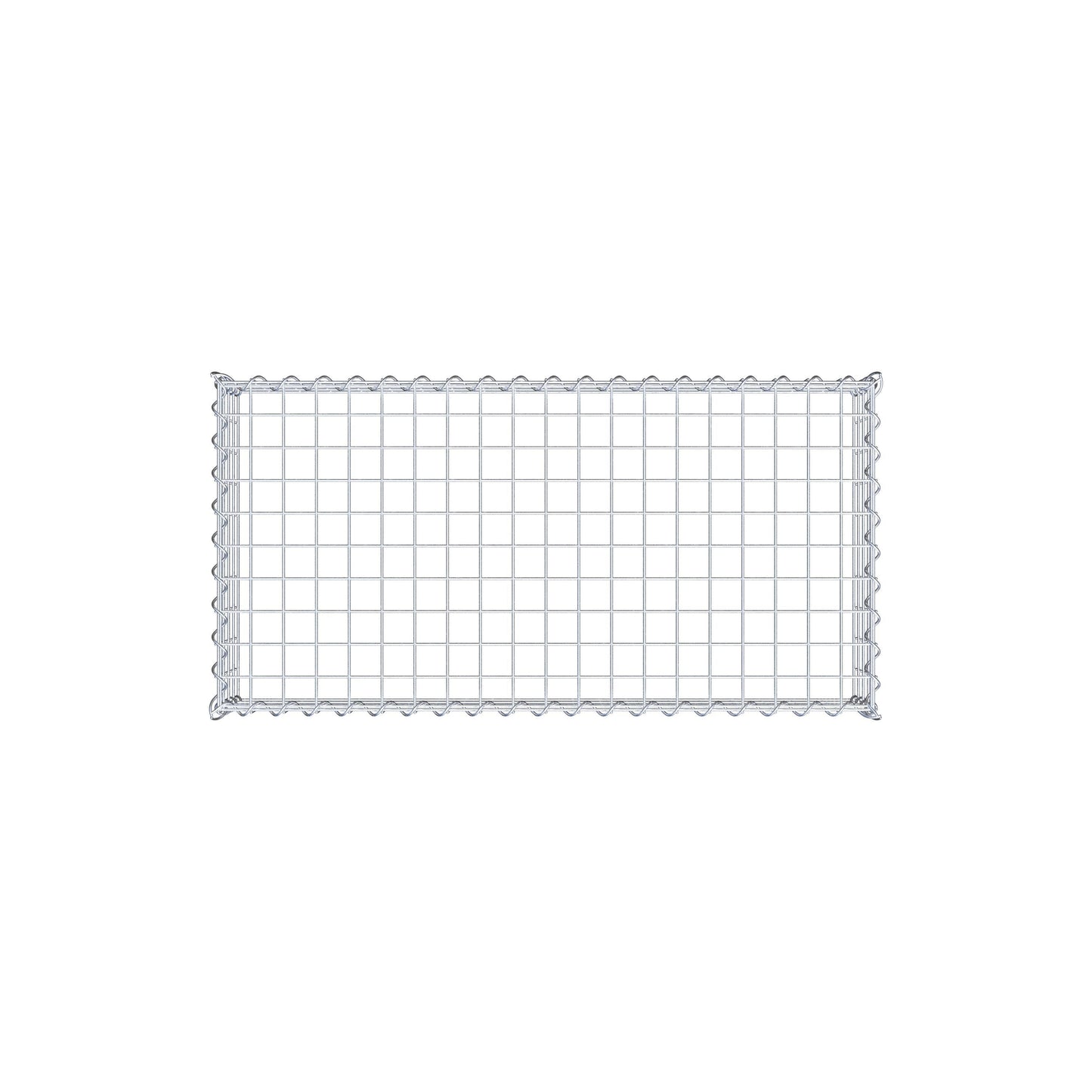 Anbaugabione Typ 3 100 cm x 20 cm x 50 cm (L x H x T), Maschenweite 5 cm x 5 cm, Spirale