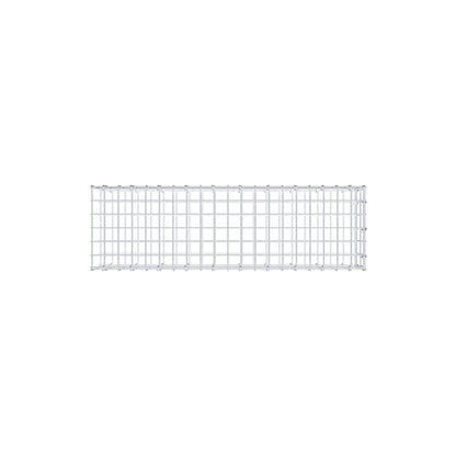 Monteret gabion type 2 100 cm x 20 cm x 30 cm, maskestørrelse 5 cm x 10 cm, C-ring